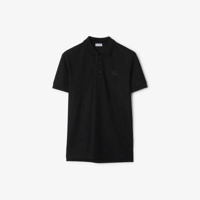 Áo Polo Burberry Cotton EKD 'Black' [80964251]