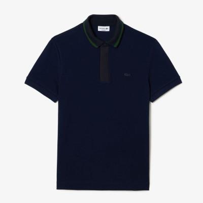 Áo thun Polo Lacoste Regular Fit Contrast ''Navy'' [PH1125 51 166]