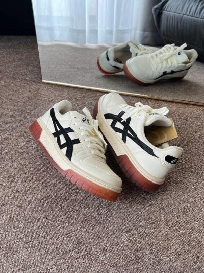 Giày Asics Court MZ Cream Black Gum [1203A127-750]