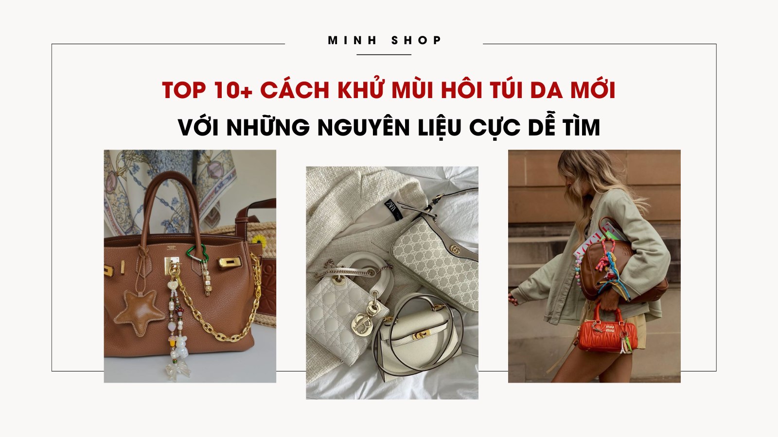 Top 10+ cách khử mùi hôi túi da mới với những nguyên liệu cực dễ tìm