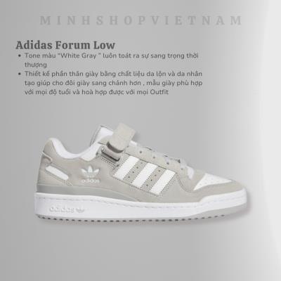 Giày Adidas Forum Low White Grey [Gw0694]