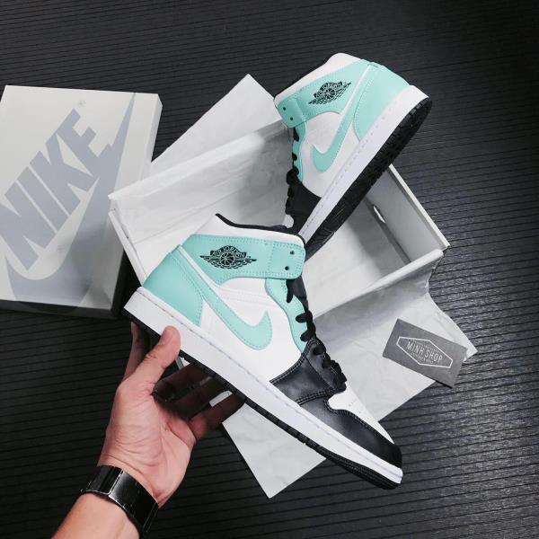 ⬆️ OFF -2xxx Giày Nike Air Jordan Mid Island Green Igloo ** [554724 132]