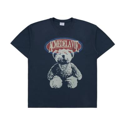 Áo thun ADLV Vintage Overlap Bear ''Navt'' [SSAVOB NVY]