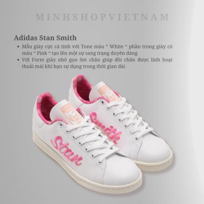 BIGSALE 💦Giày Adidas Stan Smith White/ Pink [fx5569] ÁP DỤNG CHUYỂN KHOẢN