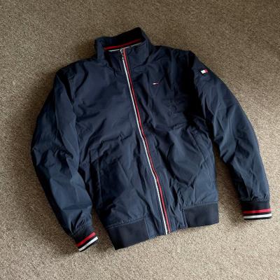 Áo khoác Tommy Hilfiger Erkek Tjm Basic Casual Bomber Mont Navy [DM0DM01383]