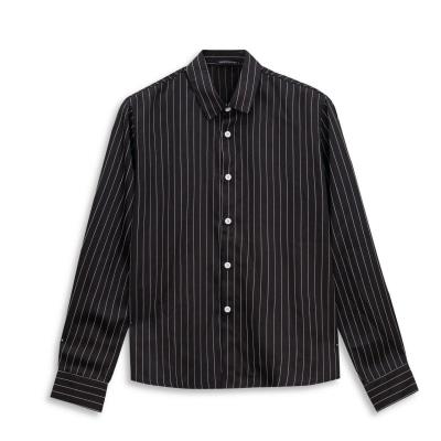 Áo Sơ Mi Francis Mantini Stripe Long Sleeve 'Black'