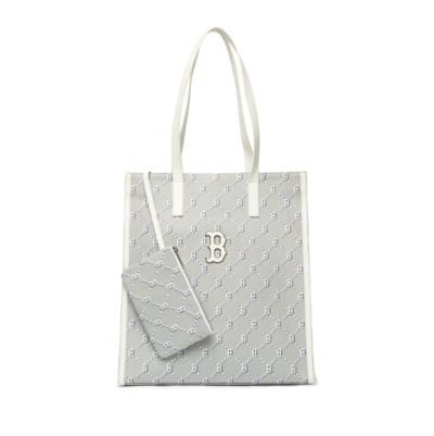 12865 - Túi MLB MONOGRAM DIAMOND JACQUARD TOTE Boston