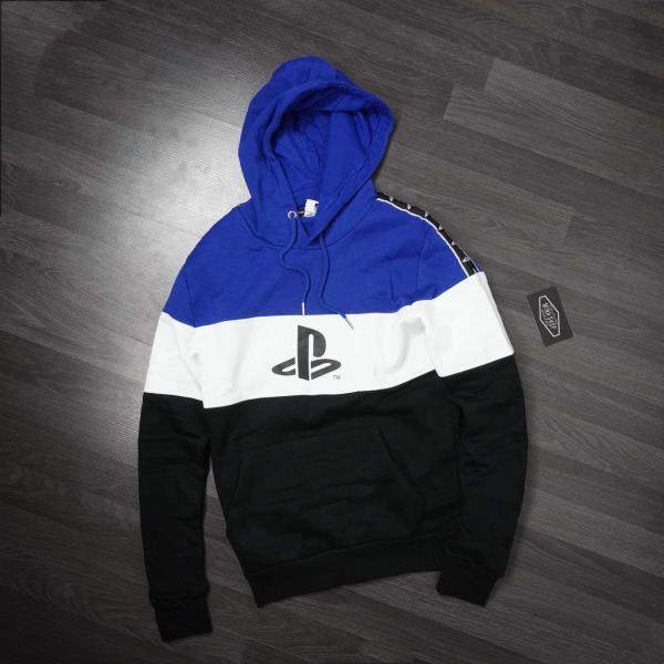 Hàng Chính Hãng Áo Hoodie Primark Playstation Black White Blue **2020**