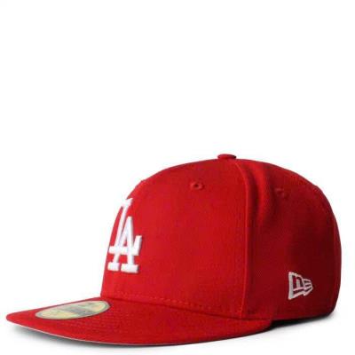 20970 -nón NEW ERA CAPS LA 5950 Basic Fitted Hat ''RED'' Snap