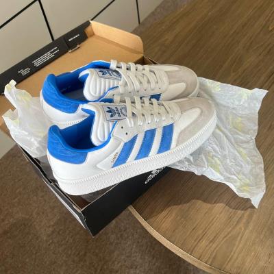 Giày Adidas Samba Bold 'White/Navy' [JI3190]