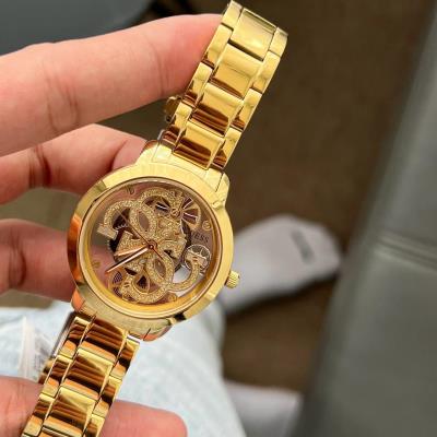 Đồng Hồ Guess Ladies Gold Tone Analog [Gw0300L2]