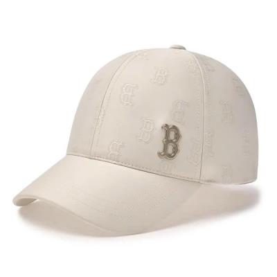 21111 - Nón MLB Jacquard Embo Monogram Boston Red Sox ''Dark Cream''