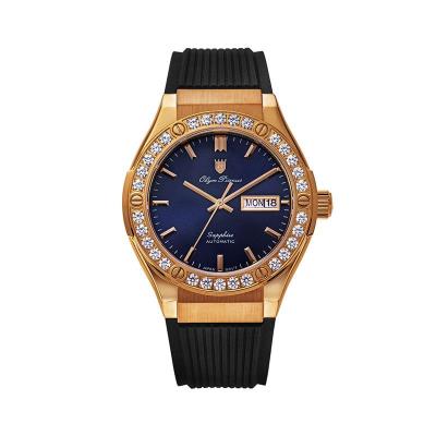 Đồng Hồ Olym Pianus Fusion ''Gold / Deep Blue'' [OP990-45ADGR] - Size 42 - Image 1