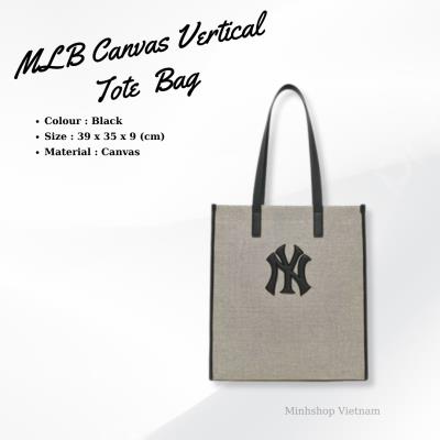 Túi MLB Common Canvas Vertical Tote Bag [3AORM033N-50BKS]