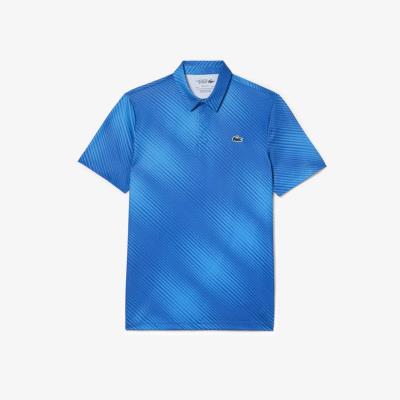 Áo Polo Lacoste Regular Fit Printed ''Blue'' [DH5175 51 ZMI]