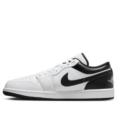 Giày Nike Air Jordan 1 Low White Black [553558 132]