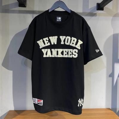 Áo thun New Era MLB New York Yankees chain stitch black [ 12556982 ]