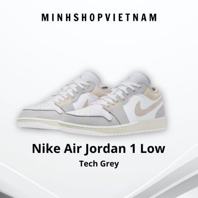 Giày Nike Air Jordan 1 Low SE Craft ‘Tech Grey’ [DN1635 002] - Image 1
