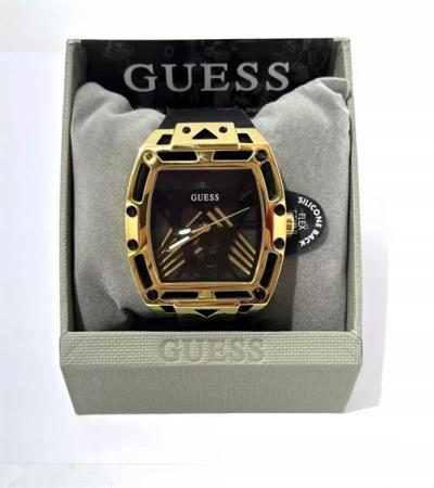 17919-Đồng Hồ Guess Black QUARTZ GOLD TONE