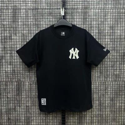 Áo Thun New Era NY Yankees Đen Logo Xù [ 13553698 ]