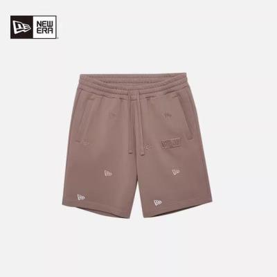 Quần Short New Era Multi Logo 'Brown' [14187408]