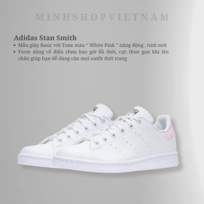 Giày Adidas Stan Smith Clear White Pink [GY4253]