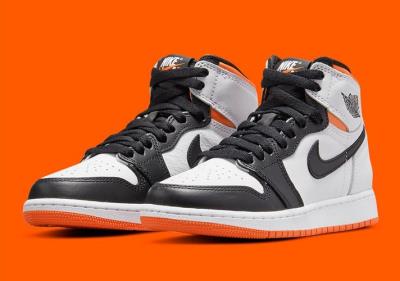 Giày Nike Air Jordan 1 Retro High OG GS "Electro Orange" [575441 180] [O]