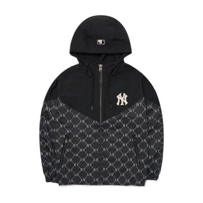 18532 - Áo Khoác MLB Diamond Monogram Color Jacquard Windbreak NY Yankees