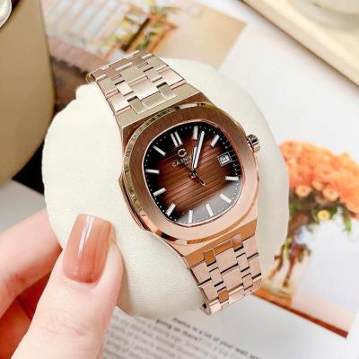 Đồng Hồ I&W Carnival Japan Quartz Wristwatch ''Gold-Brown'' [8161L]
