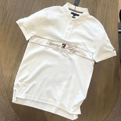 Áo Polo Tommy Hilfiger Signature Embroidered Logo Polo Collar ''White'' [78JA894 100]