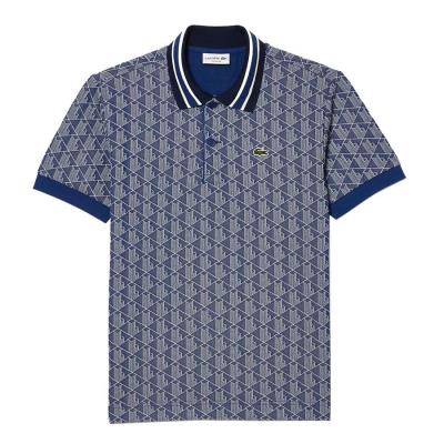 Áo Polo Lacoste Classic Fit Contrast Collar Monogram [DH1417 51 QIE]