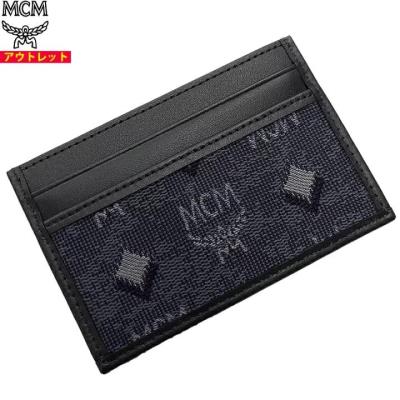 Ví MCM Aren Mini Card Case In Vintage Monogram Jacquard [MXA CATA01 ED001 ]