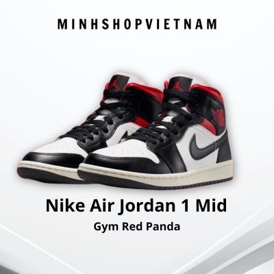 Giày Nike Air Jordan 1 Mid Gym Red Panda [BQ6472 061] YYY