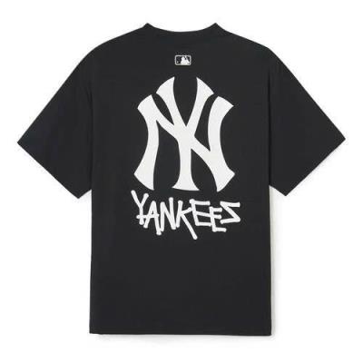 Áo Thun MLB Korea Basic Big Logo Func T-Shirt New York Yankees Black [ 3ATSB1843-50BKS ]