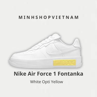 Giày Nike Air Force 1 Fontanka 'White Opti Yellow' [DA7024-101]