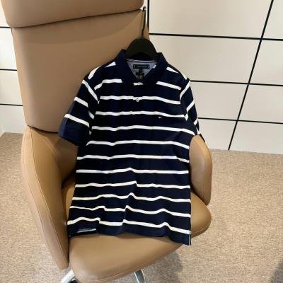 Áo Polo Tommy Hilfiger Slim Fit Striped Navy [8535233650 GH]