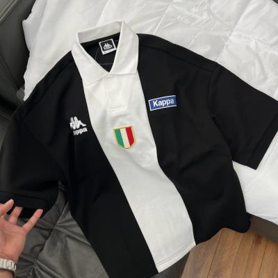 Áo Polo Kappa Juve X Italy Sport  "Black/White'' [KPCEBPD51X]