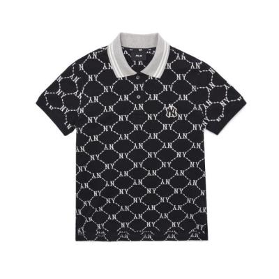 14235 - Áo Polo MLB Diamond Monogram NY Black