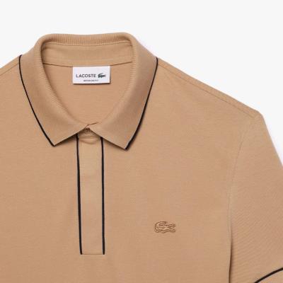 Áo Polo Lacoste Smart Paris Stretch Regular Fit ''Beige'' [PH8184 51 02S]