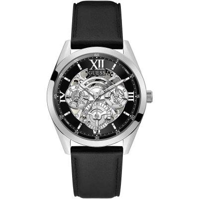 16605 - Đồng hồ Guess TAILOR Multifunction Leather Black