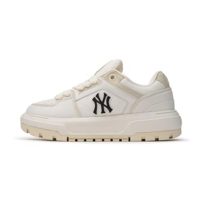 Giày MLB Chunky Liner Wide New York Yankees Cream [3ASXCLW4N-50CRS]