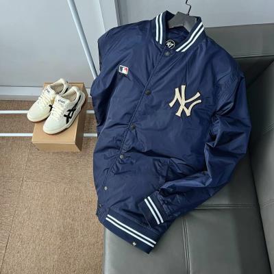 Áo Khoác Varsity 47 Brand  x MLB Logo New York Logo NY - Navy