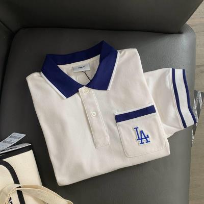 Áo Thun Polo MLB Partial Los Angeles White [3lpqm0333 07crs]