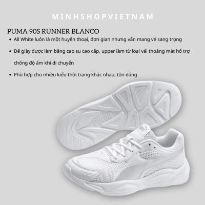 Giày Puma 90s Runner Blanco [372549 01] ** ÁP DỤNG CHUYỂN KHOẢN