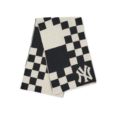 Khăn MLB Checker Board Muffler NEW YORK YANKEES (size 30x208cm ) [3AMF00226-50BKS] - Image 1