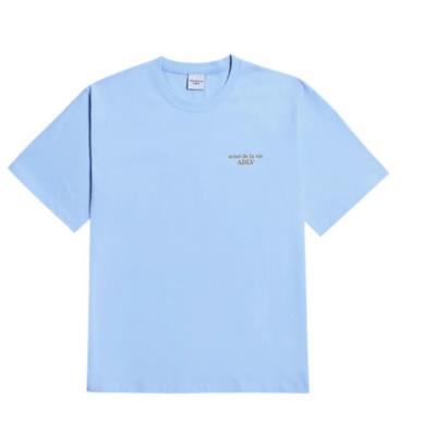 Áo Thun ADLV Basic Blue  (size S 50kg-85kg, size M 80kg-110kg)