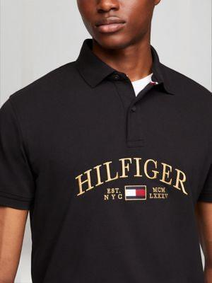 Áo Polo Tommy Hilfiger Regular Fit Aaron Logo ''Black''  [78JB241 001 BDS]