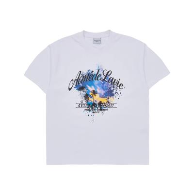 ~Sale Áo thun ADLV x Lisa - Tropical Script Logo Short Sleeve T-Shirt [SSLTRC WHT]