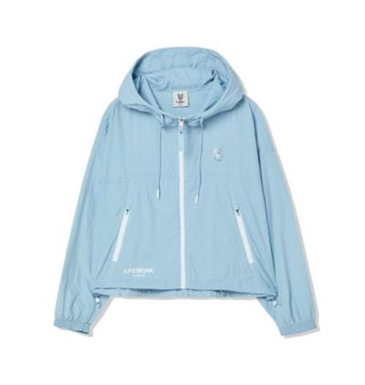 Áo Khoác Life Work Black Planning Ladog Wind Hooded Jacket ''Sky Blue'' [LW242JP850]