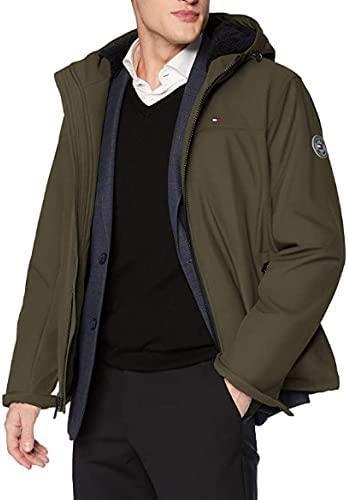 Áo khoác Tommy Hilfiger Men's Performance Hooded Jacket Olive